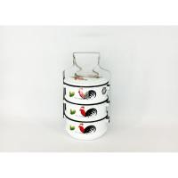 ราคา ปิ่นโตเคลือบโบราณ ลายไก่ ขนาด 14 ซม 3 ชั้น ตรากระต่าย 14 3 (15951820572)