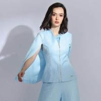 ราคา Guy Laroche Shape up Cape Jacket แจ็คเก็ต กีลาโรช แต่งผ้าคลุมไหล่ เสื้อแจ็คเก็ต แจ็คเก็ตผู้หญิง เสื้อสูทผู้หญิง เบลเซอร์ GT6OBU (731720782)