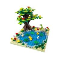 ราคา เหมาะสำหรับ Lego Moc ชุดบล็อคก่อสร้างอณุภาคเล็กสระบัวฟาร์มเป็ดการ์ตูนสัตว์เป็ดขนาดเล็กโรงเก็บของเล่นประกอบ (19691278189)