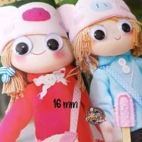 ราคา 16mm 12 คู่ 24 ดวงตา ตากลิ้ง กลม ตากลมกลิ้ง ตาตุ๊กตา แบบแปะ ขนาด 16 มิล จำนวน 24 ดวงตา (9932995006)