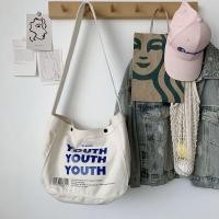 ราคา พร้อมส่งในไทย กระเป๋าผ้าสะพายข้าง YOUTH ผ้าแคนวาส ผู้ชาย ผู้หญิง พร้อมส่ง BAG07 (18423513202)