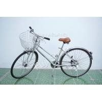 ราคา จักรยานแม่บ้านญี่ปุ่น ล้อ 27 นิ้ว มีเกียร์ สีเงิน จักรยานมือสอง (20002199635)