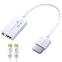 ราคา Wii ตัวแปลง HDMI 1080P พร้อมสายความเร็วสูง HDMI 1 8M Wii2เอาต์พุตหัวแปลงสัญญาณ HDMI วิดีโอ เสียงพร้อมแจ็ค3 5มม รองรับหน้าจอ Wii ทั้งหมด720P NTSC และเข้ากันได้กับอุปกรณ์ Full HD (21286535896)