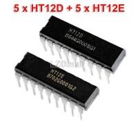 ราคา 10 pcs 5 x HT12D 5 x HT12E DIP 20 HT 12D HT 12E DIP20 ใหม่ (621504324)