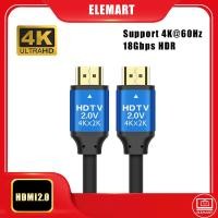 ราคา สาย HDMI 2 0ความเร็วสูงพิเศษ18Gbps HDR สำหรับคอมพิวเตอร์แล็ปท็อป PS4หน้าจอโปรเจคเตอร์ LCD (16793407220)