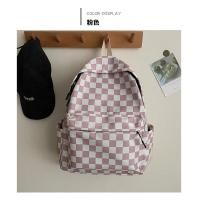 ราคา ตาหมากรุกเด็กชายและเด็กหญิงกระเป๋านักเรียนเป้สะพายหลังการ์ตูนคลาสสิกย้อนยุคการปะทะกันสีกระดานหมากรุกลายสก๊อตนักเรียนมัธยมต้นกระเป๋าสะพายไหล่0000 (17085214948)