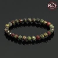 ราคา อาเป่า หินเลือดมังกร หินดราก้อนบลัดสโตนเเจสเปอร์ Dragon Blood Stone Jasper ขนาด 6 มิล คัดหิน หินแห่งความกล้าหาญ แจสเปอร์เลือดมังกร กำไลหินสี (3603320648)