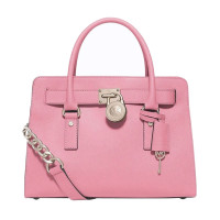 ราคา กระเป๋าถือ Michael Kors แท้ หนังแท้ หนังฟอกแบบกันรอยขีดข่วน ทรงสวยคลาสสิค มีสายสะพายขึ้นไหล่ได้ MICHAEL KORS 30S2GHMS3L Hamilton Saffiano Leather Satchel 30S2GHMS3L (7512784187)