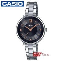 ราคา CASIO Standard นาฬิกาข้อมือผู้หญิง สายสแตนเลส รุ่น LTP E163D (2203368225)