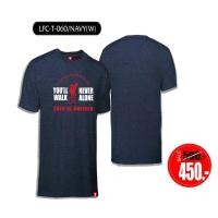 ราคา เสื้อยืด เสื้อยืด ลิขสิทธิ์แท้ Liverpool ลิเวอร์พูล T shirts เนื้อผ้าย้อมพาร์ท รุ่น LFC 060 สีกรม ไม่จำกัดเพศ (20755453580)