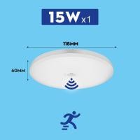 ราคา er ไฟเซนเซอร์ตรวจจับความเคลื่อนไหว Veranda Light สำหรับทางเดินในร่มภายในบ้าน LED Light ห้องนั่งเล่นโคมไฟรอบหลอดไฟอัจฉริยะไฟเซนเซอร์ตรวจจับความ (17974487364)