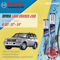 ราคา BOSCH CLEAR Advantage ใบปัดน้ำฝน BOSCH ก้านอ่อน คู่หน้า 22 24 Hook สำหรับ TOYOTA LAND CRUISER J100 VX100 UZJ100 year 1998 2007 เล็กซัส แอลเอ็กซ์ ปี 9899000102030405060741424344454647484960 (1485238222