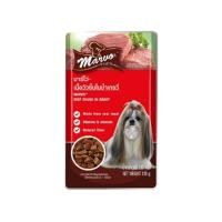 ราคา Marvo มาร์โว่ อาหารเปียก แบบเพ้าซ์ สำหรับสุนัขโต 130 g (16344123797)