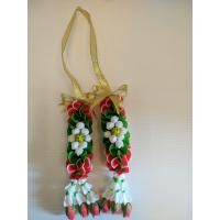 ราคา พวงมาลัยสีแดง2ชายงานดินปั้น (19261721969)