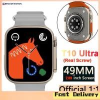 ราคา Broadfashion T10 Ultra Smart Watch 2 09 Full Touch Screen Fitness Tracker IP67 Waterproof Heart Rate Monitor Activity Trackers For Men Women (20641877696)