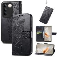 ราคา เคสกระเป๋าสตางค์ Vivo V27 5G V25e V27e เคสแบบฝาพับสำหรับ Vivo V25 V27 Pro V27Pro V25Pro V 25 V 27 VivoV27 5G เคสแบบมีที่วางเคสบัตรหนัง PU ลายนูนรูปผีเสื้อเคสฝาครอบโทรศัพท์ (18455784989)