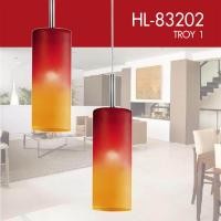 ราคา Lighttrio โคมไฟแขวนเพดาน Hanging Lamp โคมไฟระย้า ไฟติดเพดาน โคมไฟแก้วขั้วE27 รุ่น HL 83202 TROY1 สีทูโทน ไม่รวมหลอดไฟ (104154849)