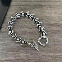 ราคา หัวเข็มขัดเชื่อมหางปลาเงินกำไลสำหรับทั้งหญิงและชายทันสมัยสร้อยข้อมือสไตล์พังค์ย้อนยุคแบบเก่า (21012367779)