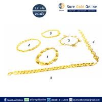 ราคา สร้อยข้อมือทองคำเเท้ 96 5 น้ำหนัก 7 6 กรัม สองสลึง ลายใหม่ เลือกแบบ และเช็คความยาว จาก ตัวเลขด้าน ข้างฯ (726002117)