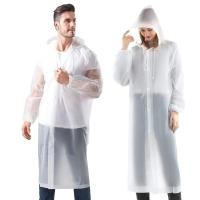 ราคา Raincoat 2 Pack Rain Ponchos for Men Women Adults Reusable Portable Rain Coat Waterproof with Elastic Sleeves (14909107077)