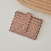ราคา Fashionable Card Sleeve Stylish Card Holder Womens Card Holder Wallet Small Card Organizer Slim Leather Card Case (20266436266)