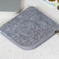 ราคา กระเป๋าใส่ของทุกเพศกระเป๋าใส่เหรียญสักหลาด1ชิ้นช่องใส่บัตรเครดิตบัตรประจำตัวกระเป๋าใบเล็กสำหรับหญิงสาวสีทึบกระเป๋าใส่เศษเหรียญที่ใส่คีย์การ์ด (17520185431)
