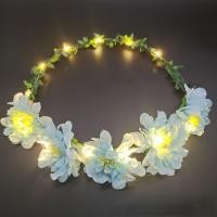 ราคา Junjun CODที่คาดผมมีไฟ LED ที่คาดผม มงกุฎดอกไม้เล็ก มีไฟกระพริบ (20869466509)