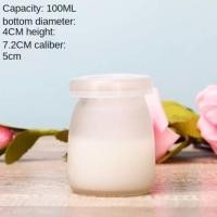 ราคา ขวดโหลแก้วพร้อมฝาพุดดิ้งขนาดมล ขวดโหลโยเกิร์ตทนอุณหภูมิสูงอบ ภาชนะใส่โยเกิร์ตกล่องซีลสุญญากาศสำหรับใส่อาหารโยเกิร์ตภาชนะใส่ของหวาน100 150 200พร้อมจุดฝาครอบอะไหล่ (18712564317)