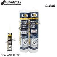 ราคา BOSNY SILICONE SEALANT B330 กาว ซิลิโคน สำหรับยาแนวอุดรอยต่อ เพื่อป้องกันการรั่วซึม สีใส PWM2015 (5211490069)