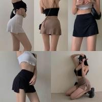 ราคา Tennis skirt กระโปรงเทนนิส กระโปรงสั้น ใส่แฟชั่นหรือใส่กับชุดว่ายน้ำ (19799089369)