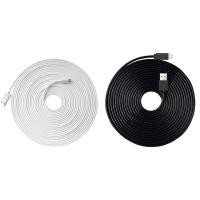 ราคา จัดส่งรวดเร็ว สายชาร์จ Micro USB ยาว 1 เมตร 2 เมตร 3 เมตร 5 เมตร 6 เมตร 7 เมตร 8 เมตร 10 เมตร สําหรับกล้องเว็บแคม ศัพท์ กล้องวงจรปิด (16453712650)