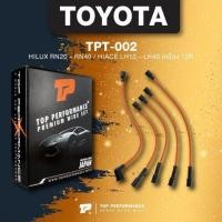 ราคา ประกัน 3 เดือน สายหัวเทียน TOYOTA 12R HILUX RN20 RN40 HIACE LH10 LH40 TPT 002 TOP PERFORMANCE MADE IN JAPAN โตโยต้า (9729736003)