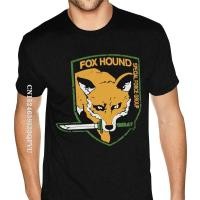 ราคา Printing Metal Gear Solid Fox Hound Tees For Men Popular England Style Tshirts Men Full Cotton Gothic Style Tees Shirt (20682262091)
