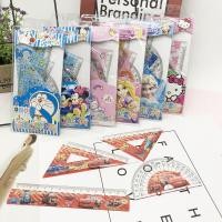 ราคา การ์ตูนชุดอุปกรณ์การเรียน ชุดไม้บรรทัด ชุด 4 ชิ้น ไม้บรรทัดสามเหลี่ยม ไม้โปรแทรกเตอร์ ไม้บรรทัด (16857924843)