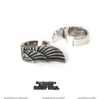 ราคา แหวน ปีก ปีกนก สแตนเลสแท้ stainless 316l แหวนผู้ชาย แหวนแฟชั่น แหวนเท่ๆ แหวนสแตนเลส แหวน ring แหวนเลส allacc (7797217214)