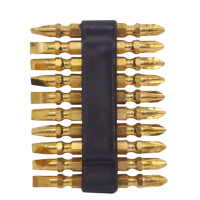 ราคา EUROX ดอกไขควง ขนาด 2x65mm เงิน เทา ทอง แพ็ค 10 ดอก เครื่องมือช่าง ดอกไขควง (19843543110)