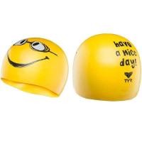 ราคา TYR Have a Nice หมวกว่ายน้ำ หมวกว่ายน้ำหัวซิลิโคนกันน้ำ เพิ่มความยืดหยุ่นสูง หมวกว่ายน้ำที่สะดวกสบาย จัดส่งฟรี (20287267802)