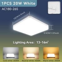 ราคา จัดส่ง3วัน COD ไฟเพดาน LED ไฟติดเพดาน ทรงสี่เหลี่ยม 30W 40W แบบบางพิเศษ สดใสสุดๆ โคมไฟ Led สไตล์โมเดิร์น สําหรับห้องนอน (20977303544)