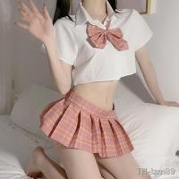 ราคา ชุดนักศึกษา ชุดนอนเซ็กซี่ กระโปรงพลีท ชุดคอสเพลย์ (19898981970)