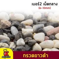 ราคา หินตกแต่งตู้ปลา กรวดขาวดำ หินกรวด หินแม่น้ำ หินตกแต่งตู้ปลาสวยงาม สวนถาด รองพื้นตู้ปลา ขนาด 1kg (17761366739)