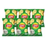 ราคา เลย์ มันฝรั่งแท้ทอดกรอบ รสโนริสาหร่าย 40 กรัม x 6 ซอง รหัส 104022 (19027457073)