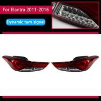 ราคา AKD โมเดลรถยนต์สำหรับ Hyundai Elantra ไฟท้าย2011 2016นำหลอดไฟ LED ท้ายไฟท้ายสัญญาณดีอาร์แอลเบรคย้อนกลับอุปกรณ์เสริมรถยนต์ (19996966966)