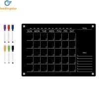 ราคา LeadingStar Fast Delivery Magnetic Clear Acrylic Calendar For Fridge Reusable Monthly Weekly Planner Dry Erase Calendar With Markers (20666226310)