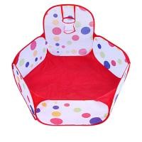 ราคา บ้านบอล เต้นท์เด็กบ้านบอลลายจุดสีแดง บ้านบอลสำหรับเด็ก เต็นท์เด็ก บ้านบอล เต็นท์อุโมงค์ 3 in 1 กระโจม อุโมงค์ บ่อบอล (20636342529)