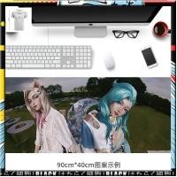 ราคา League of Legends lol แผ่นรองเม้าส์ขนาดใหญ่พิเศษ kda saller (20680711806)