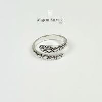 ราคา Snake ring แหวนงู แหวนเงินแท้ 92 5 แฟชั่น เท่ๆ สไตล์เกาหลี Major Silver (4801810242)