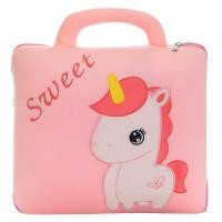 ราคา หมอนผ้าห่ม 2 in 1 หมอนผ้าห่มลายการ์ตูนน่ารักพับเก็บได้ (21130670972)