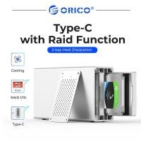 ราคา ORICO WS Series 3 5 2 Bay Type C พร้อม Raid HDD Docking Station อลูมิเนียม5Gbps HDD Enclosure พร้อม12V Power HDD Case (16535525408)