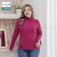 ราคา LX0456 เสื้อแขนยาว สาวอวบ เสื้อแขนยาว เนื้อผ้ายืดหยุ่นได้ดี แต่งผ่าช่วงชายเสื้อและปลายแขนทั้งสองข้าง เสื้อผ้าพลัสไซส์ เสื้อผ้าสาวอวบ คุณภาพพรีเมี่ยม เสื้อ แขน ยาว คน อ้วน เสื้อ เชิ้ต แขน ยาว ผู้หญิง (