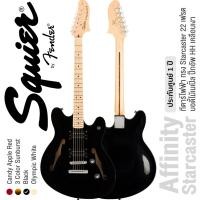 ราคา Fender Squier Affinity Starcaster กีตาร์ไฟฟ้า ทรง Starcaster 22 เฟรต บอดี้ไม้เมเปิ้ล คอไม้เมเปิ้ล ปิ๊กอัพ HH ประกันศูนย์ 1 ปี (17429453418)